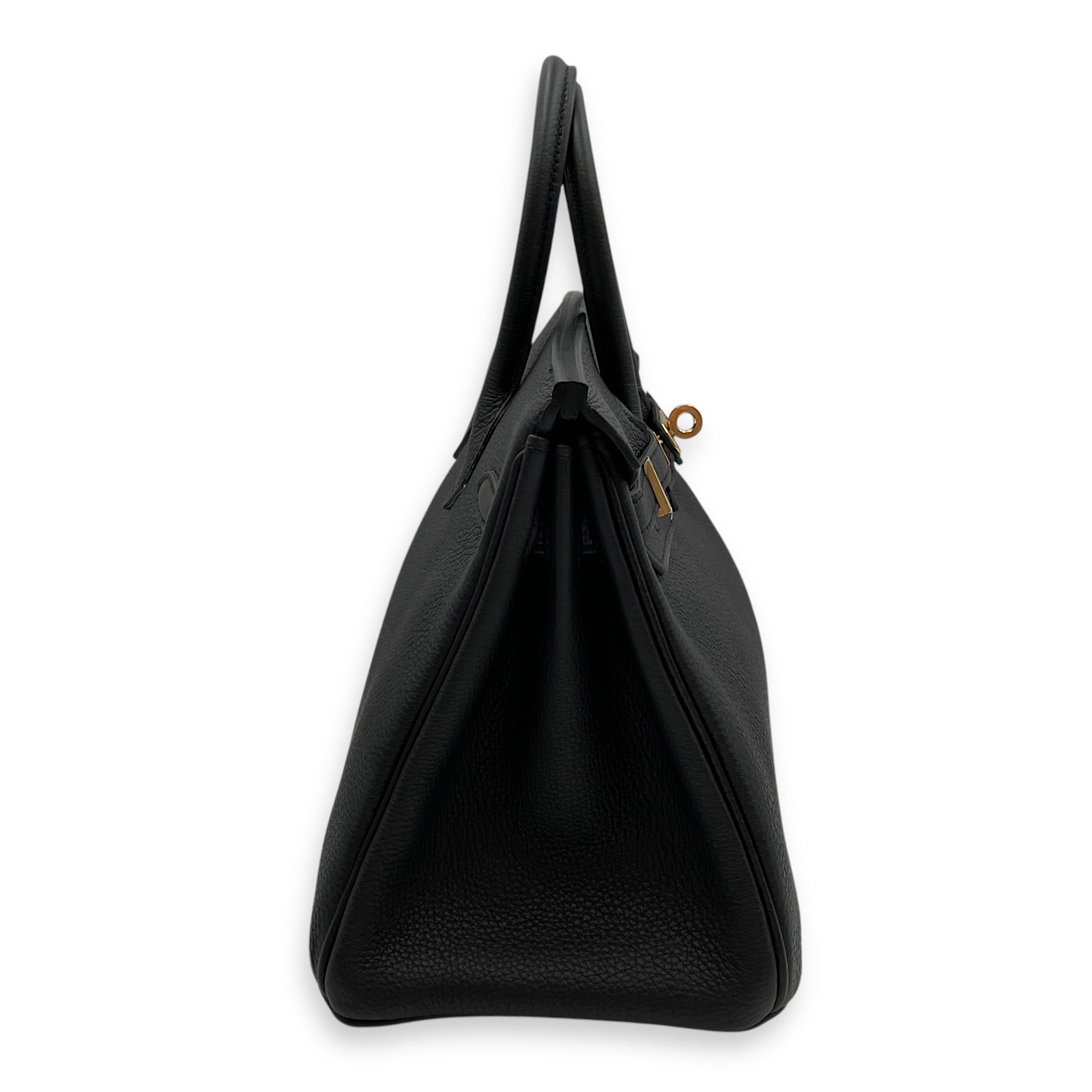 Birkin 25 Black in Togo, Rose Gold hardware