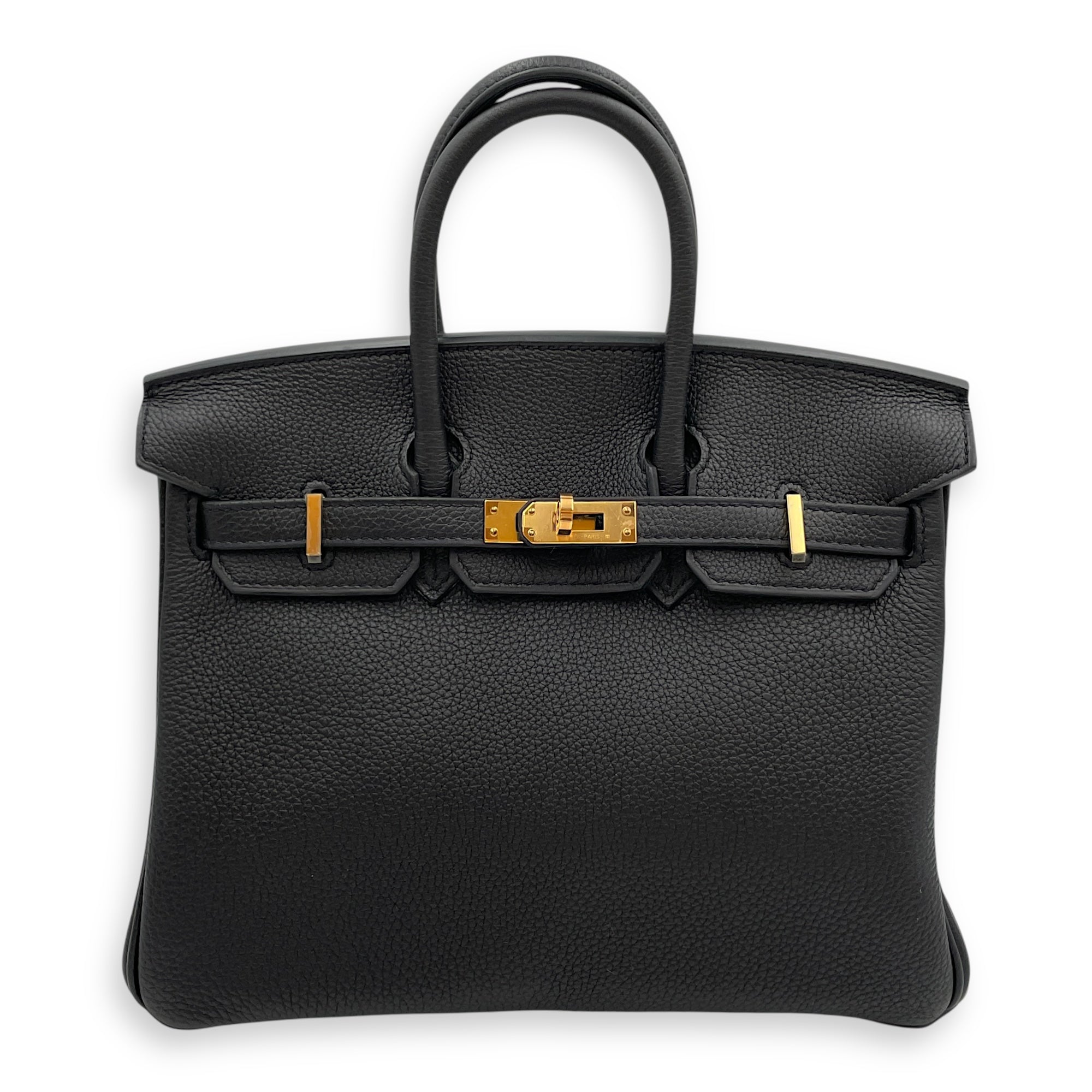 Birkin 25 Black in Togo, Rose Gold hardware