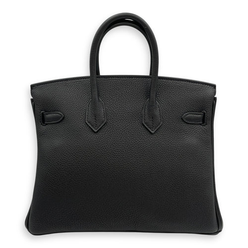 Birkin 25 Black in Togo, Rose Gold hardware