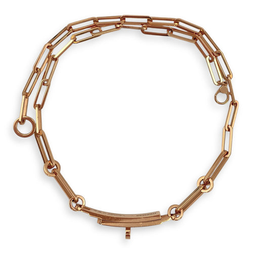 Kelly Chaine Small Model Double Bracelet in Rose Gold Hardware