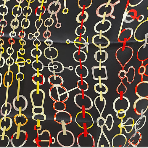 Do Re Boucles 90 Black Scarf