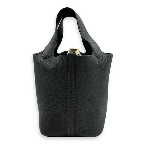 Picotin 18 Vert Fonce in Maurice, Gold hardware