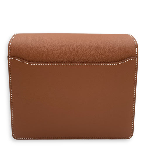 Roulis Mini Gold in Evercolor, Palladium hardware