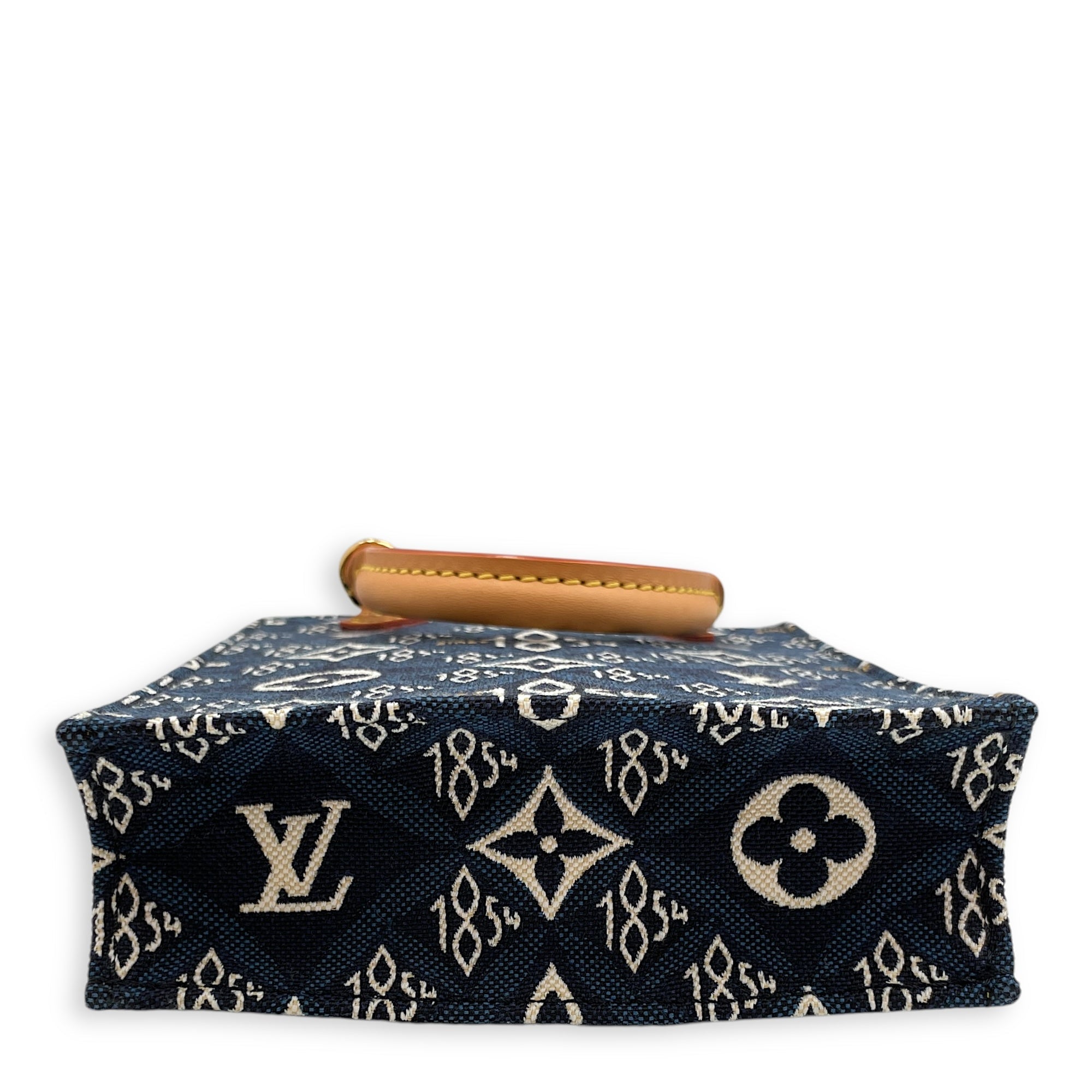 Sac Plat Others Blue Crossbody Bag in Denim Gold hardware CL2505-12541 5