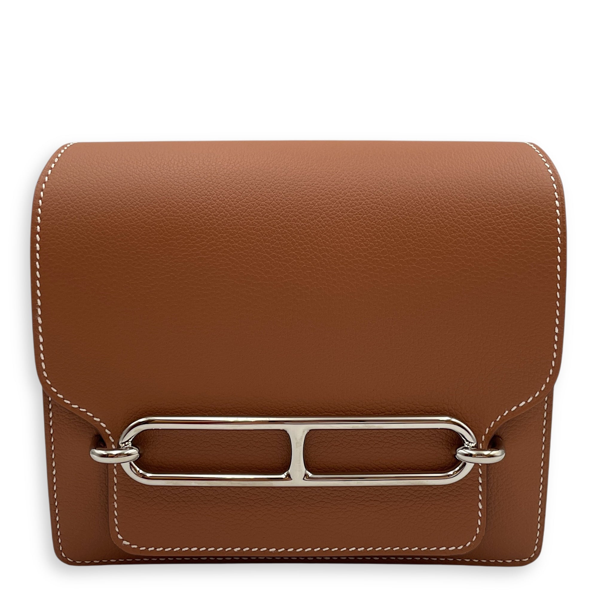 Roulis Mini Gold in Evercolor, Palladium hardware