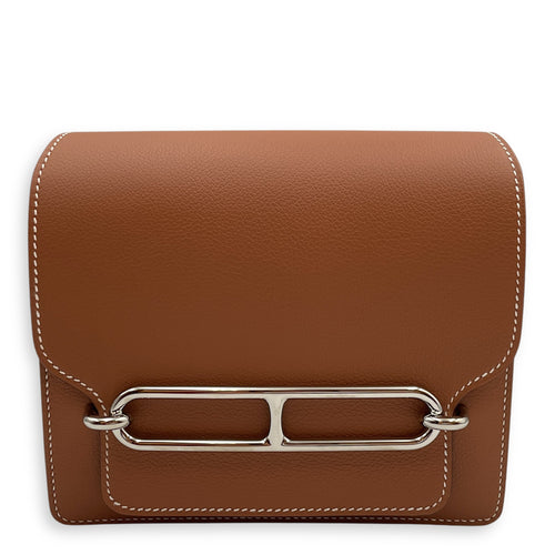 Roulis Mini Gold in Evercolor, Palladium hardware