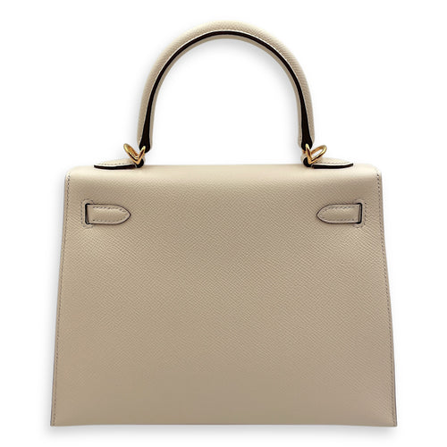 Sellier Kelly 25 Nata in Epsom, Gold hardware