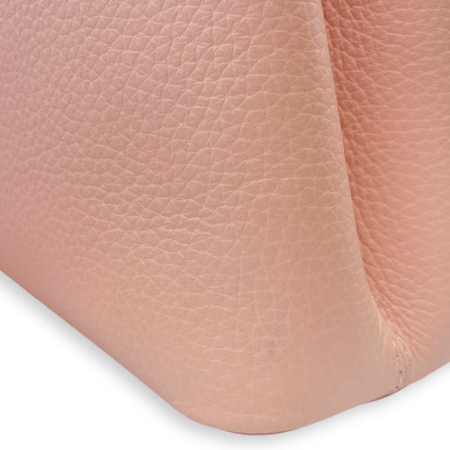 Capucines Pink Top Handle Bag in Taurillon Leather, Gold hardware