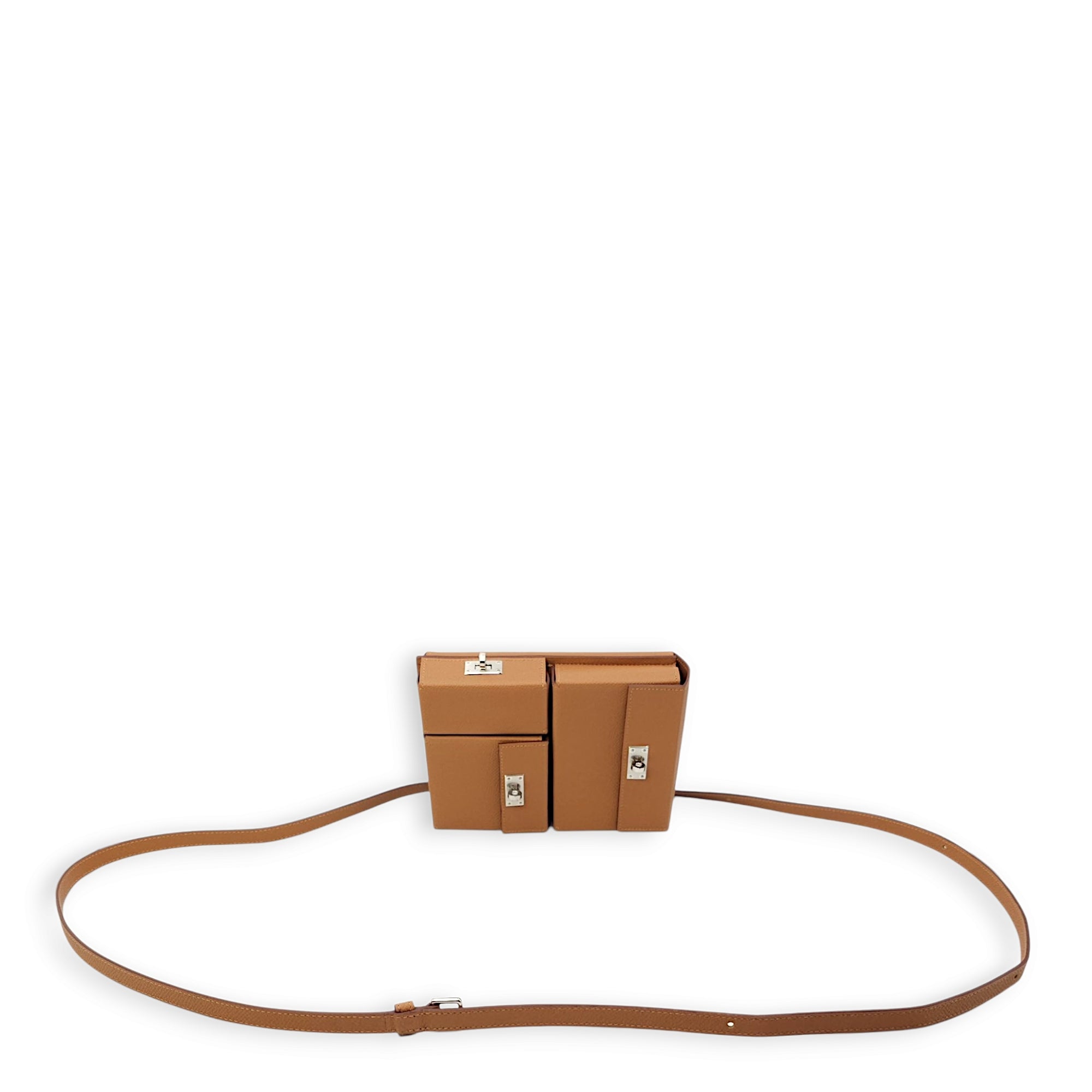 Kelly Multipocket Gold in Epsom, Palladium hardware