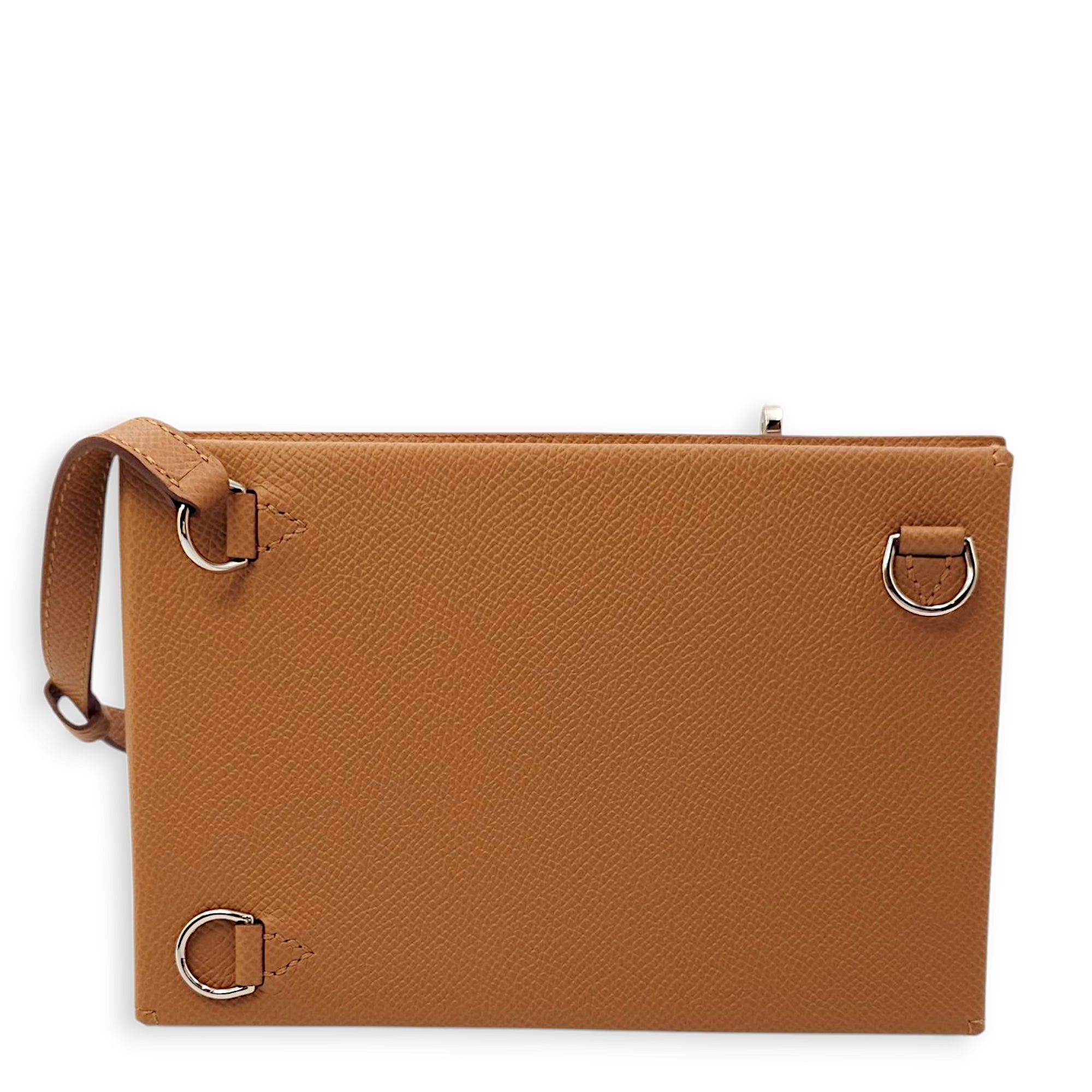 Kelly Multipocket Gold in Epsom, Palladium hardware