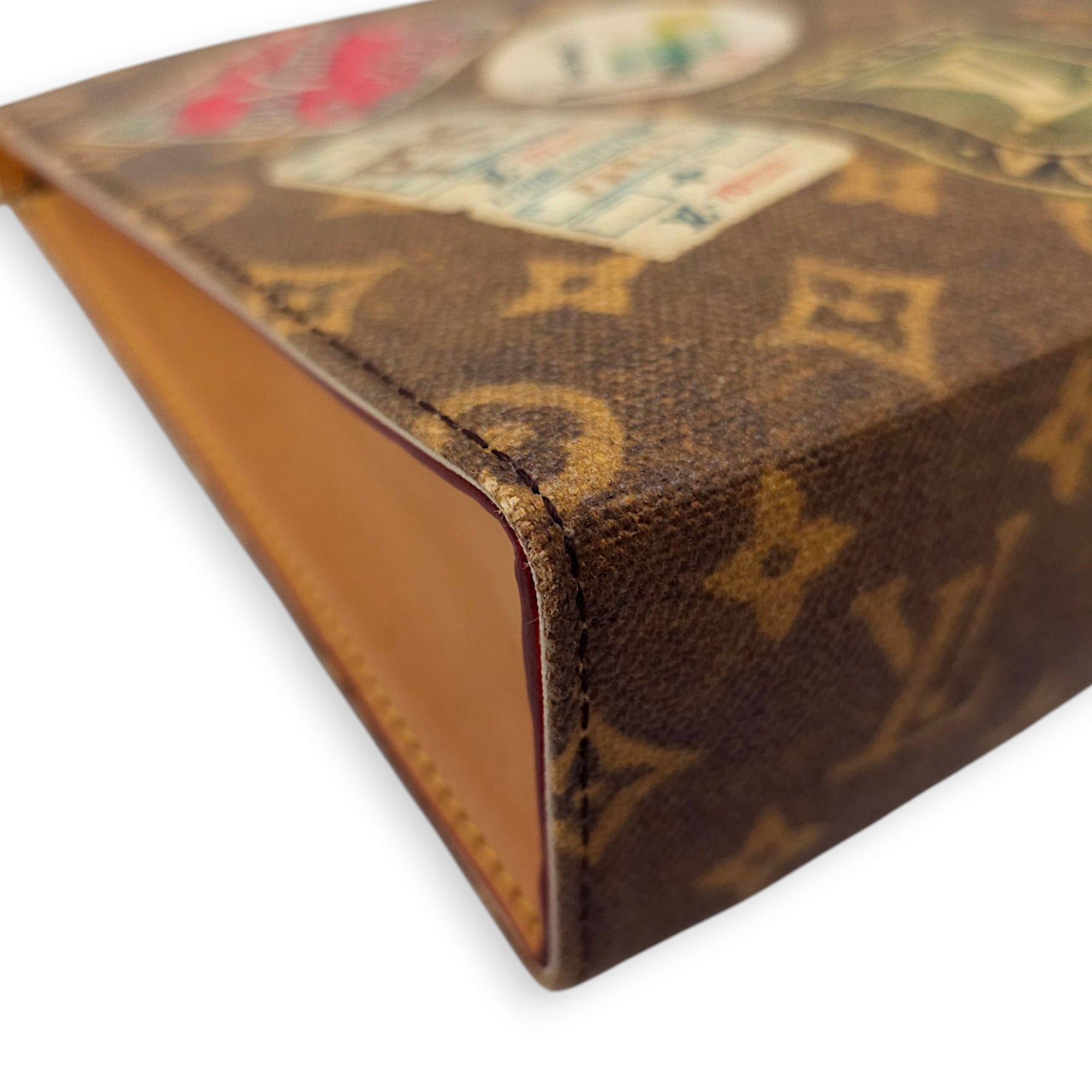 Pochette Toilette Monogram Pouch in Coated Canvas, Gold hardware