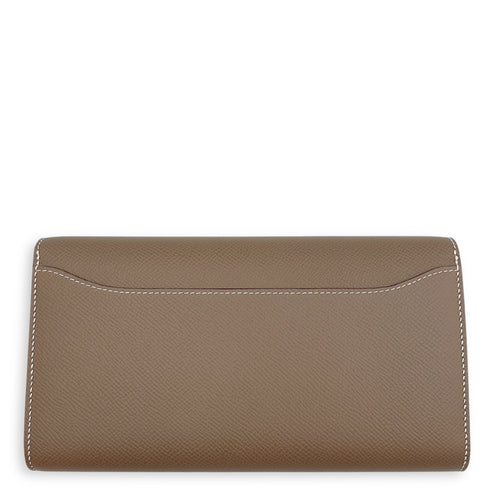 Constance To Go Etoupe Crossbody Bag in Epsom, Gold hardware