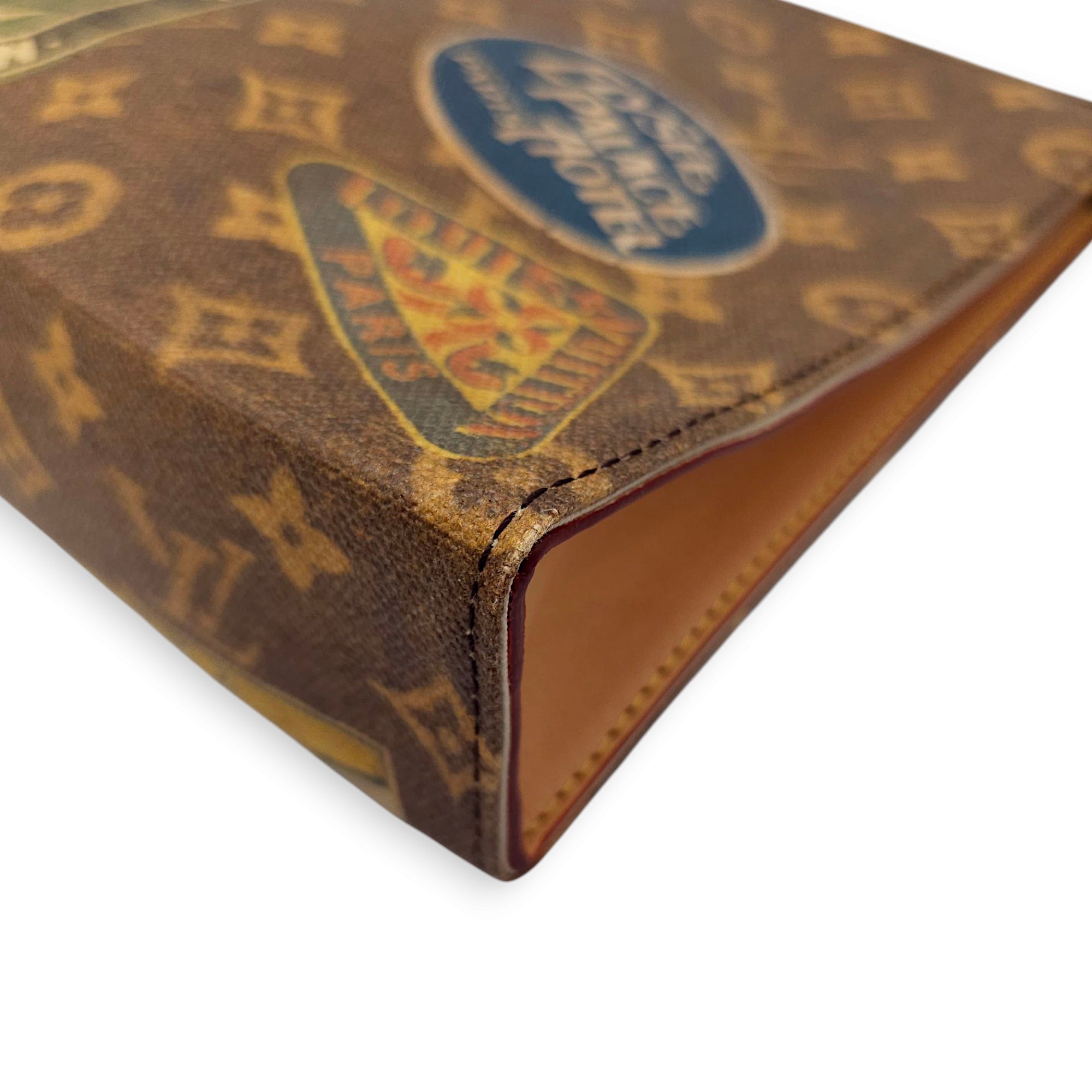 Pochette Toilette Monogram Pouch in Coated Canvas, Gold hardware