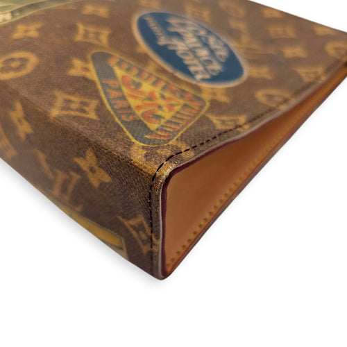 Pochette Toilette Monogram Pouch in Coated Canvas, Gold hardware