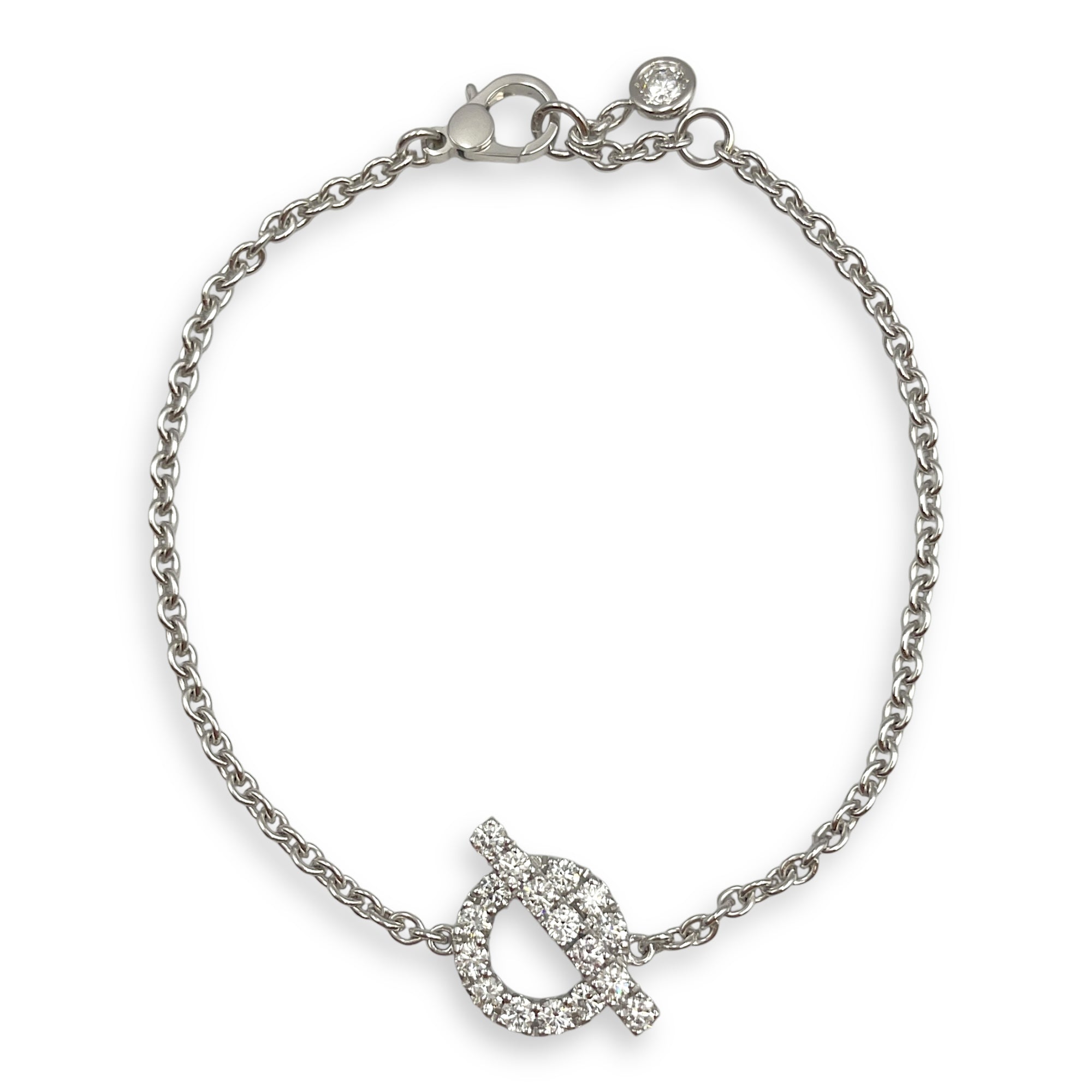 Finesse SH Bracelet in White Gold Hardware