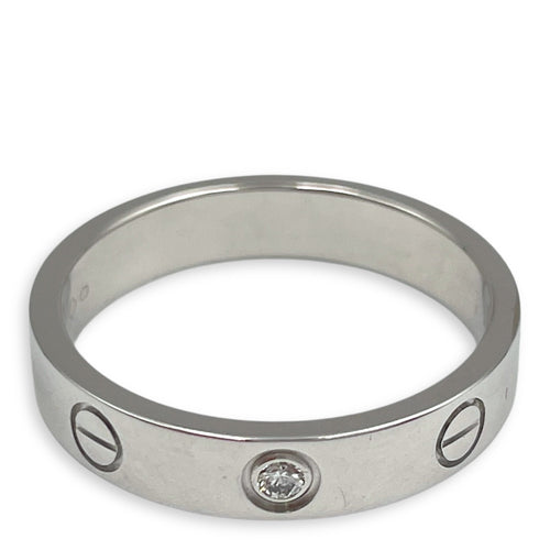 Love Ring, Small Model, 1 Diamond Ring