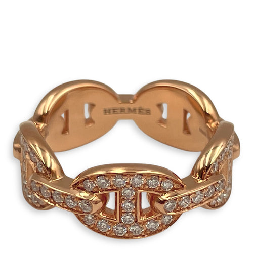 Chaine D'ancee Enchainee, Small Model 50 Ring in Rose Gold Hardware