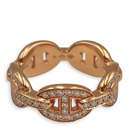 Chaine D'ancee Enchainee, Small Model 50 Ring in Rose Gold Hardware
