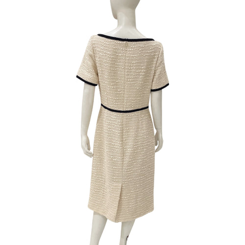 Tweed 46 White Dress in Cotton/Polyamide CL2505-12592 2