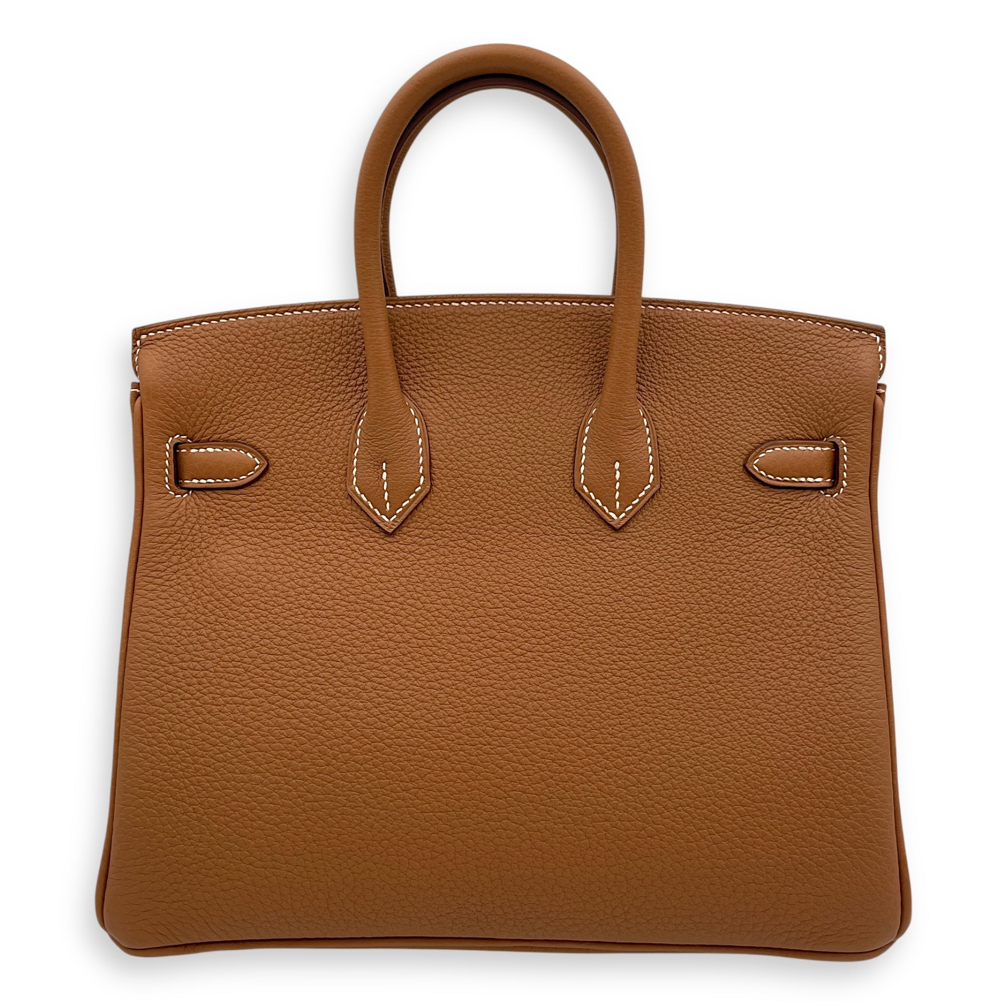 Birkin 25 Gold in Togo, Palladium hardware