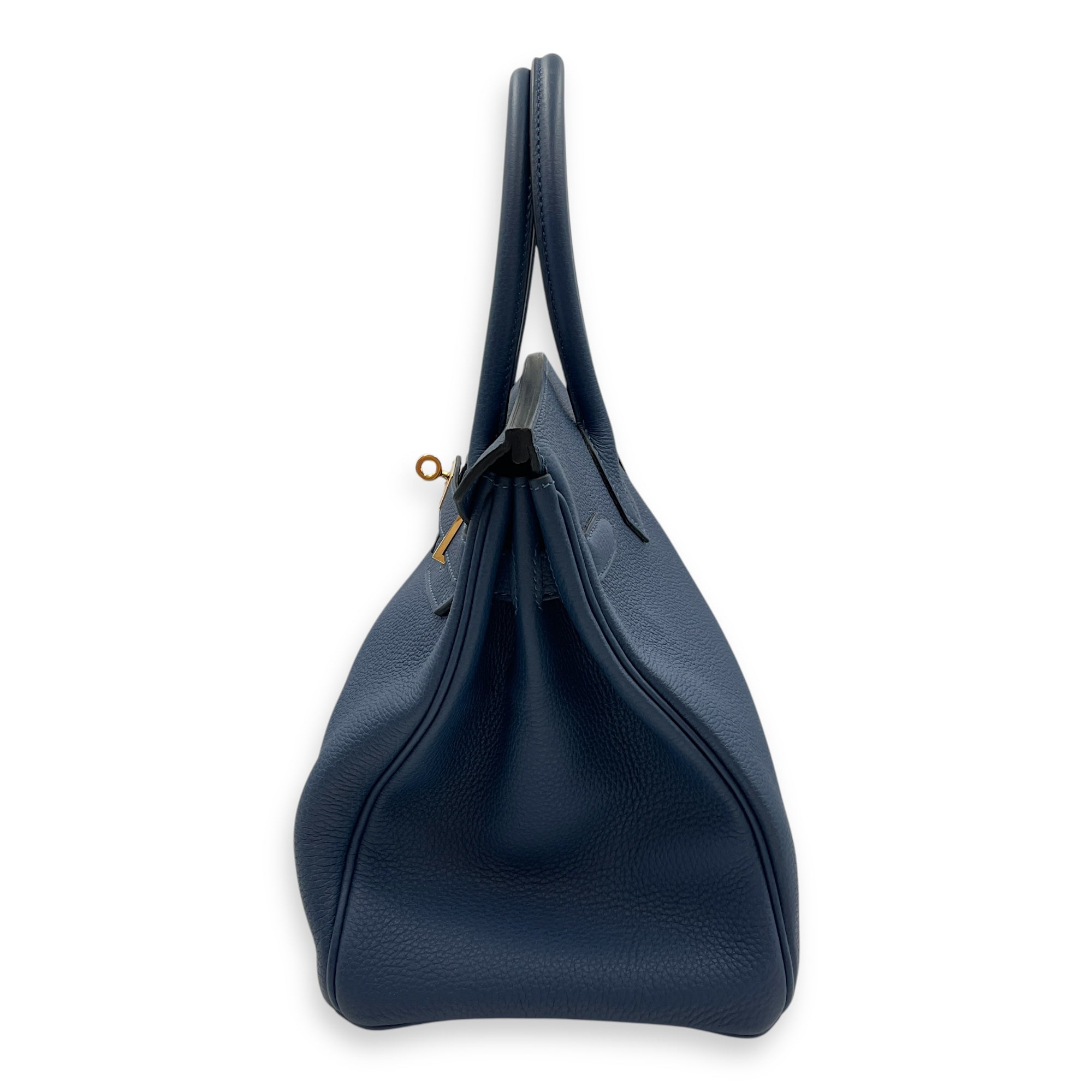 Birkin 30 Deep Blue in Togo, Gold hardware
