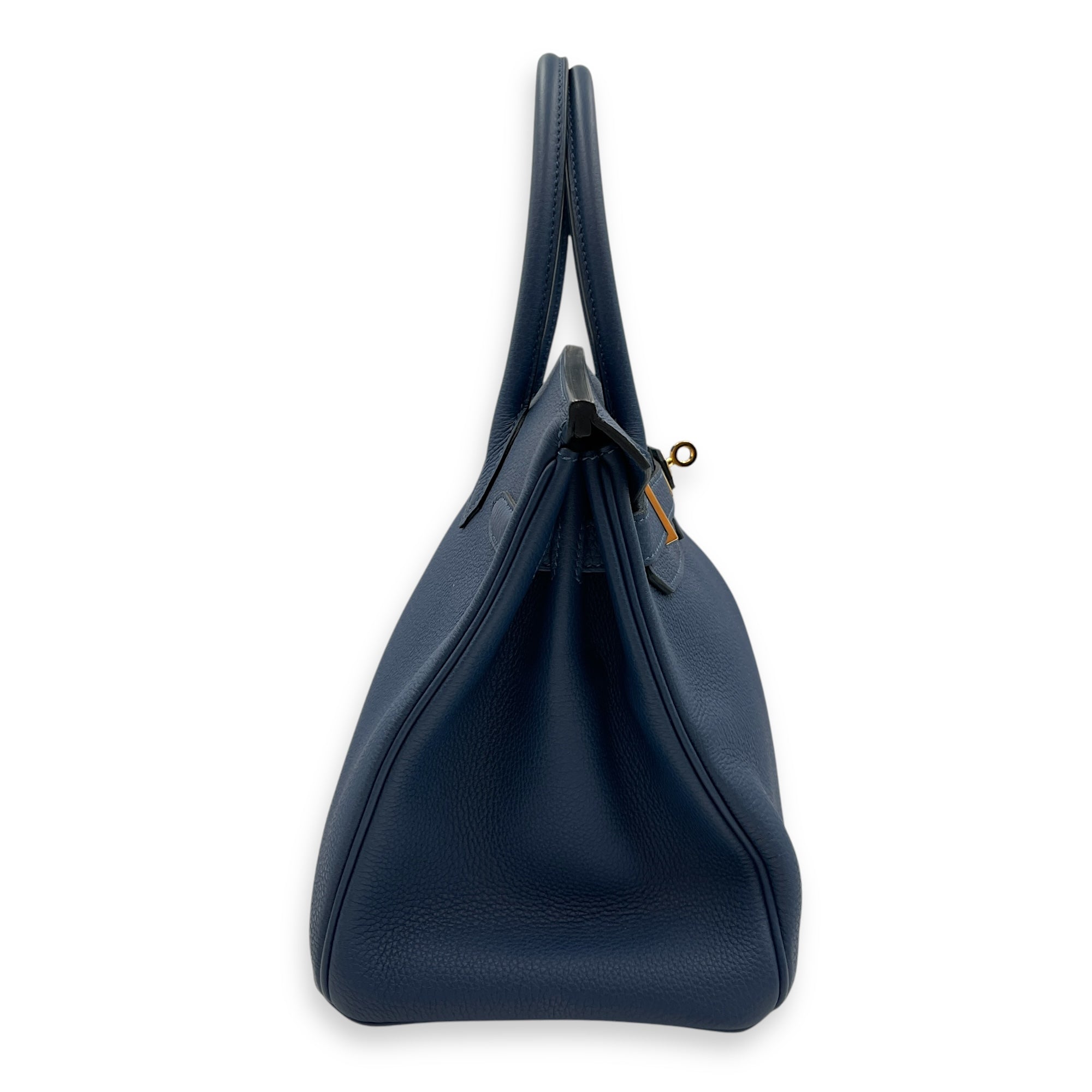 Birkin 30 Deep Blue in Togo, Gold hardware