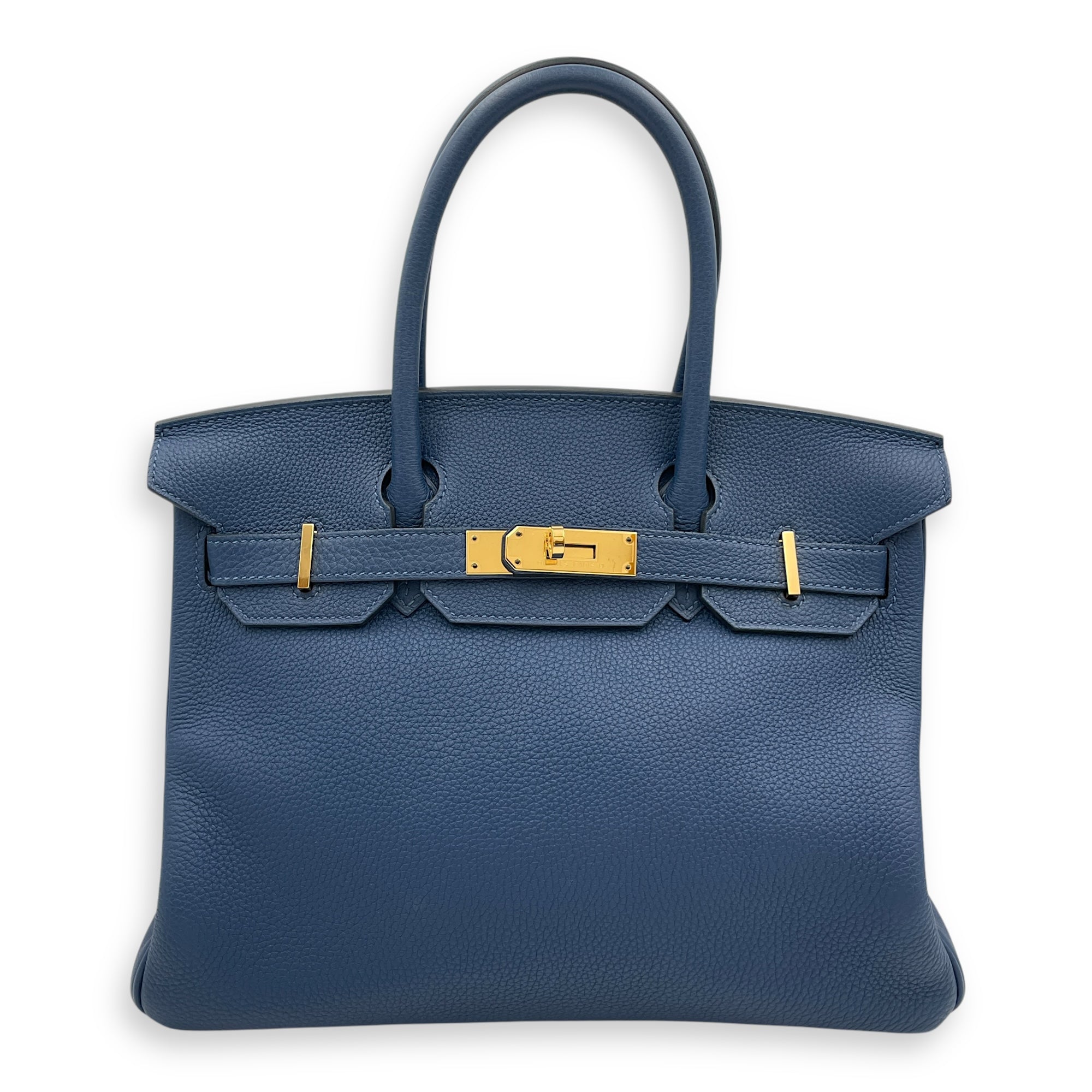 Birkin 30 Deep Blue in Togo, Gold hardware