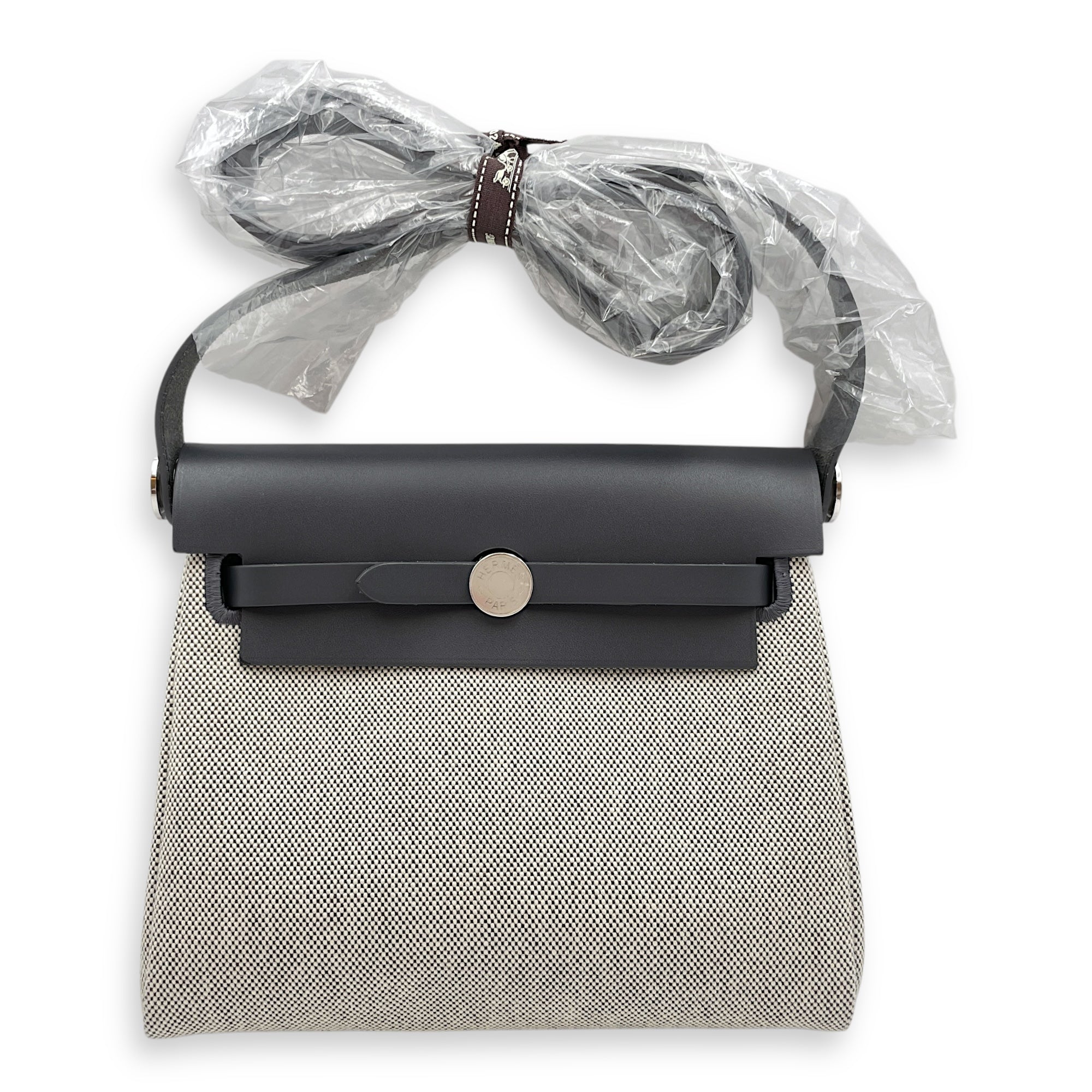 Herbag 20 Ardoise/Black-Ecru in Vache Hunter/Toile, Palladium hardware