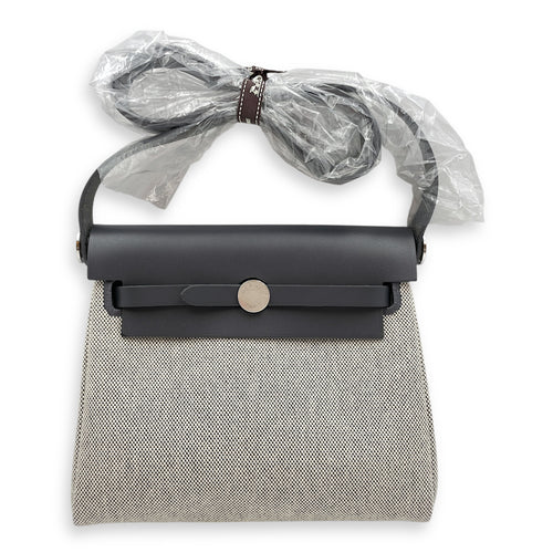 Herbag 20 Ardoise/Black-Ecru in Vache Hunter/Toile, Palladium hardware