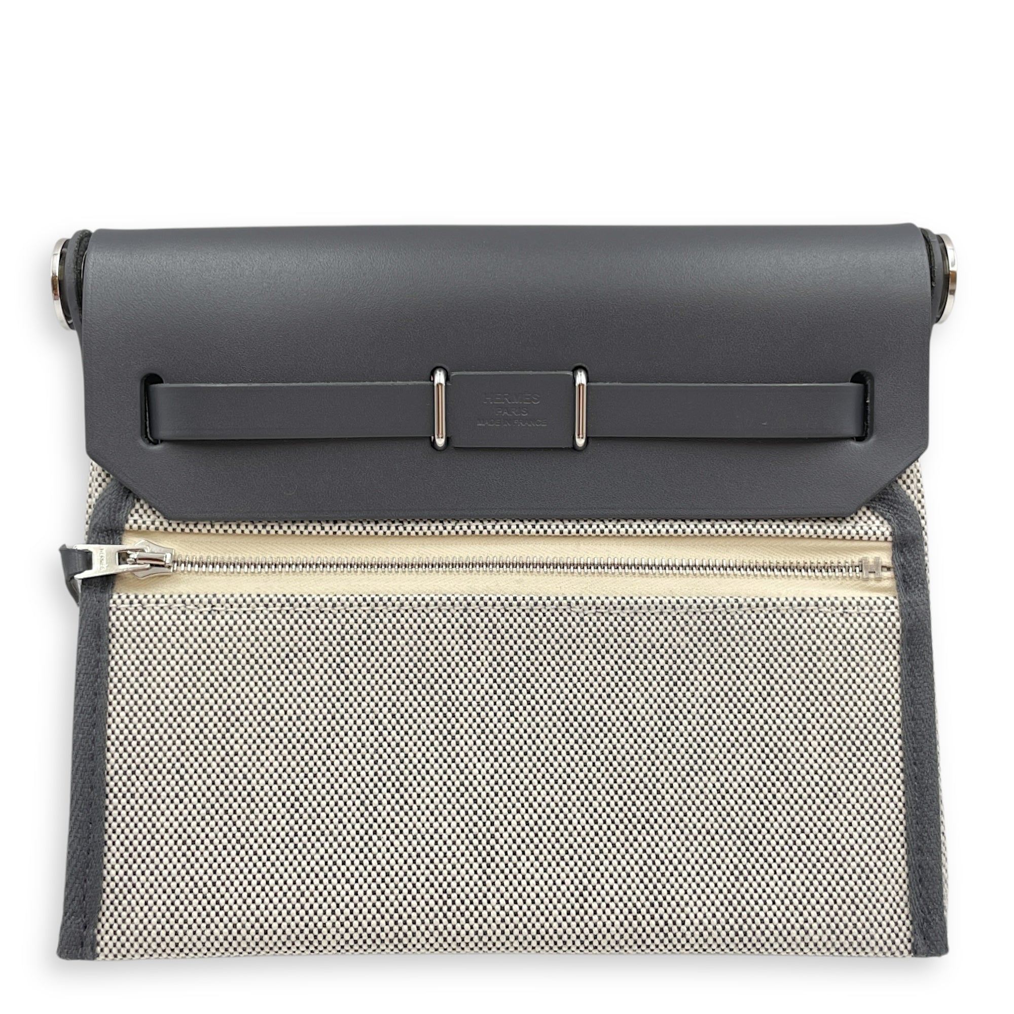 Herbag 20 Ardoise/Black-Ecru in Vache Hunter/Toile, Palladium hardware