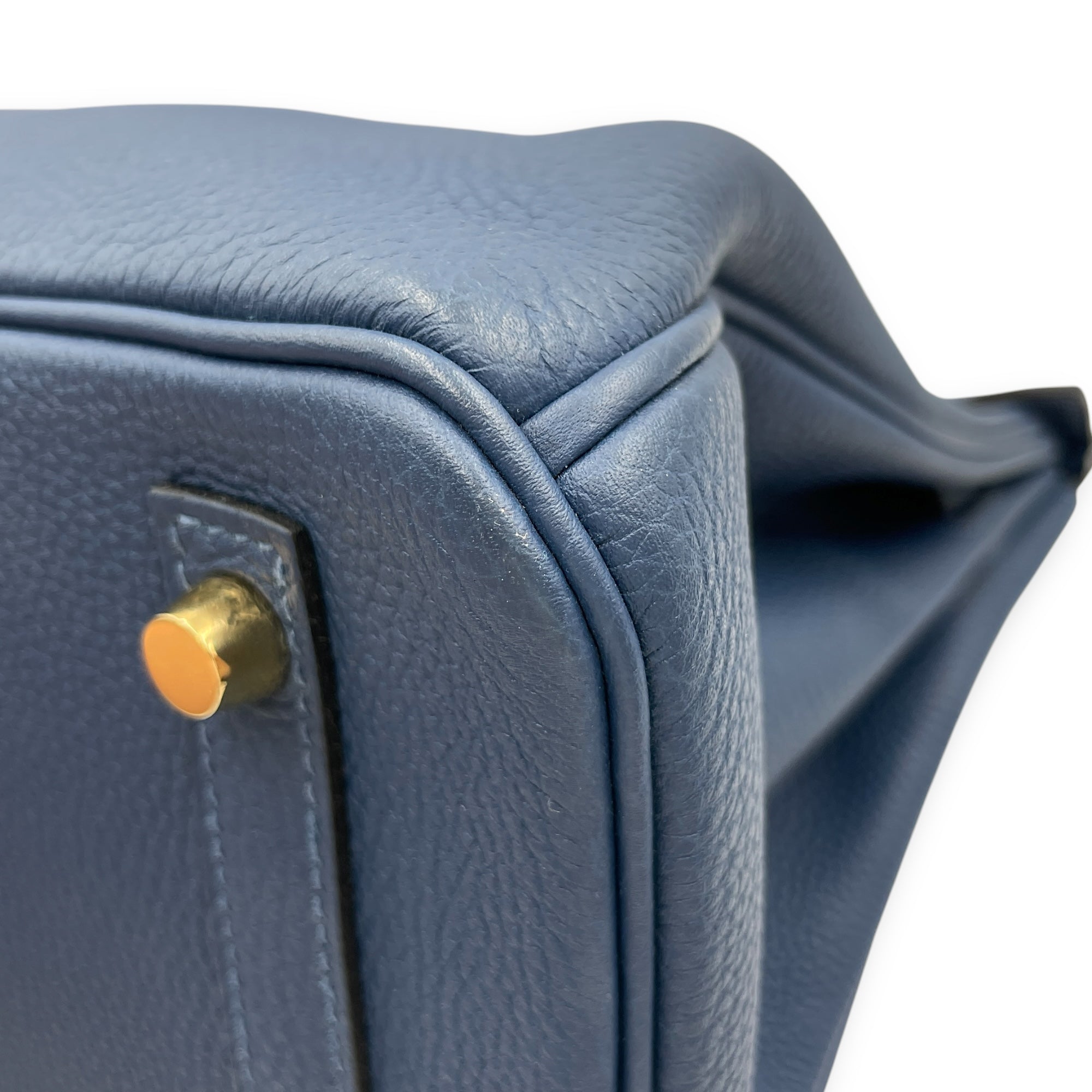 Birkin 30 Deep Blue in Togo, Gold hardware