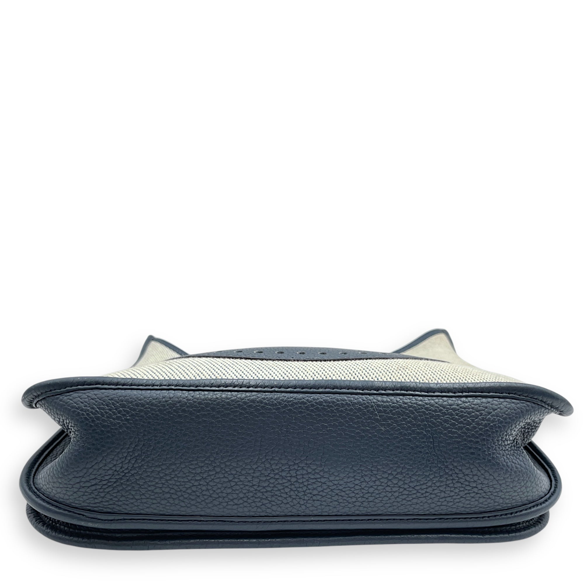 Evelyne II PM Blue Sapphire in Toile/Clemence, Palladium hardware