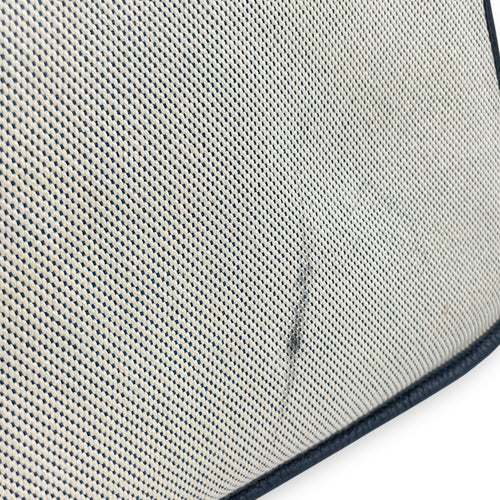 Evelyne II PM Blue Sapphire in Toile/Clemence, Palladium hardware