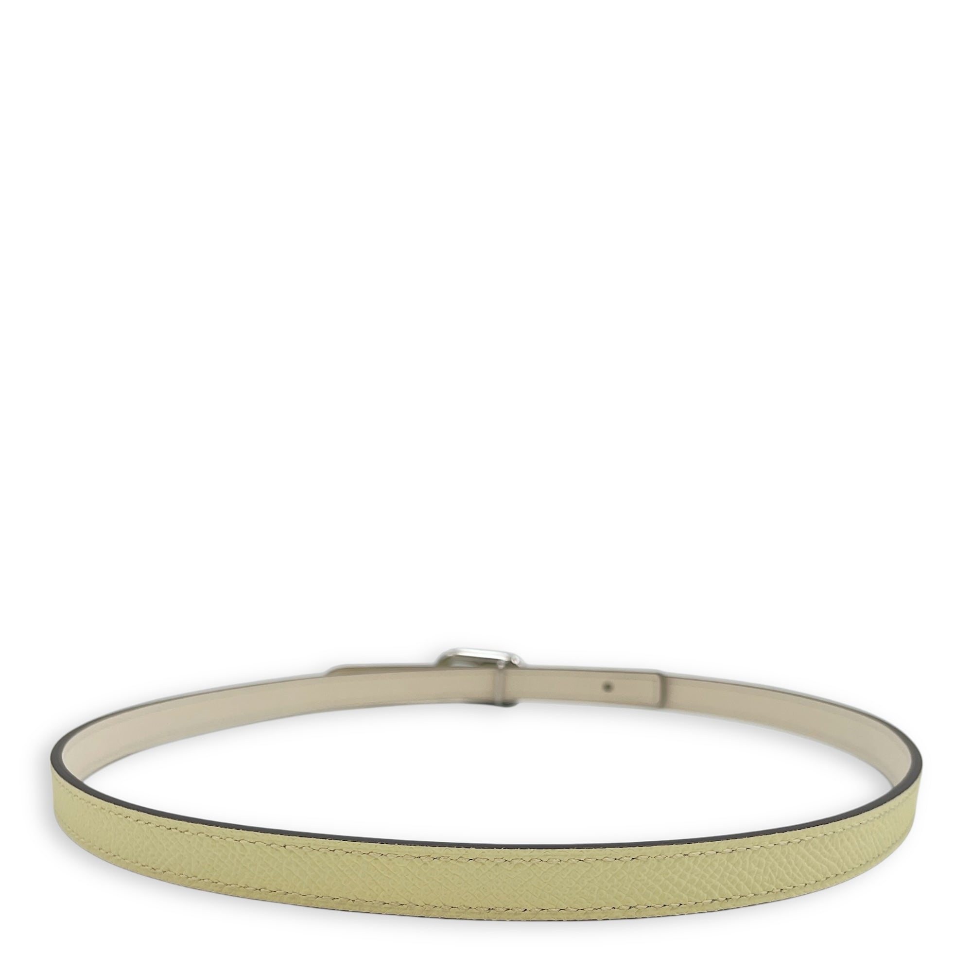 Maillon H 13mm x 70cm Jaune Milton/Nata Belt Kit in Epsom/Swift, Palladium hardware