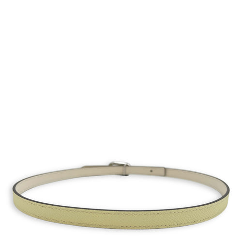 Maillon H 13mm x 70cm Jaune Milton/Nata Belt Kit in Epsom/Swift, Palladium hardware