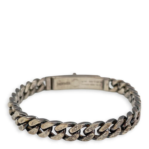 Kelly Gourmette SH Bracelet, Silver hardware