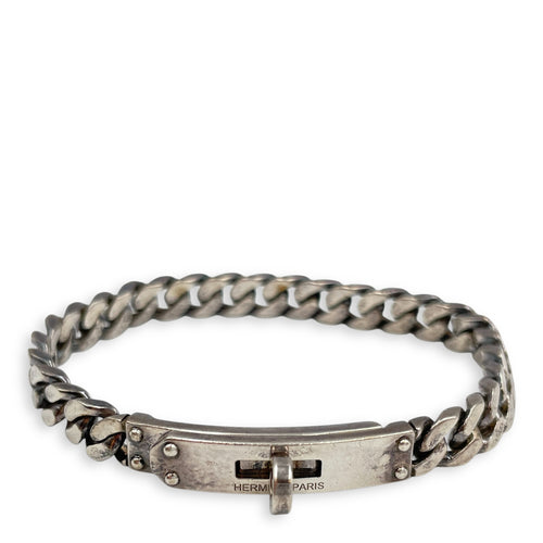 Kelly Gourmette SH Bracelet, Silver hardware