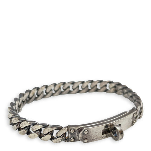 Kelly Gourmette SH Bracelet, Silver hardware