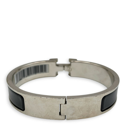 Clic H Black Bracelet, Palladium hardware