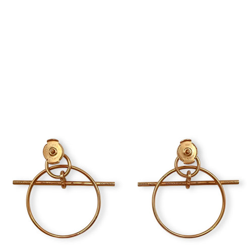 Loop Small Earrings in Rose Gold Hardware