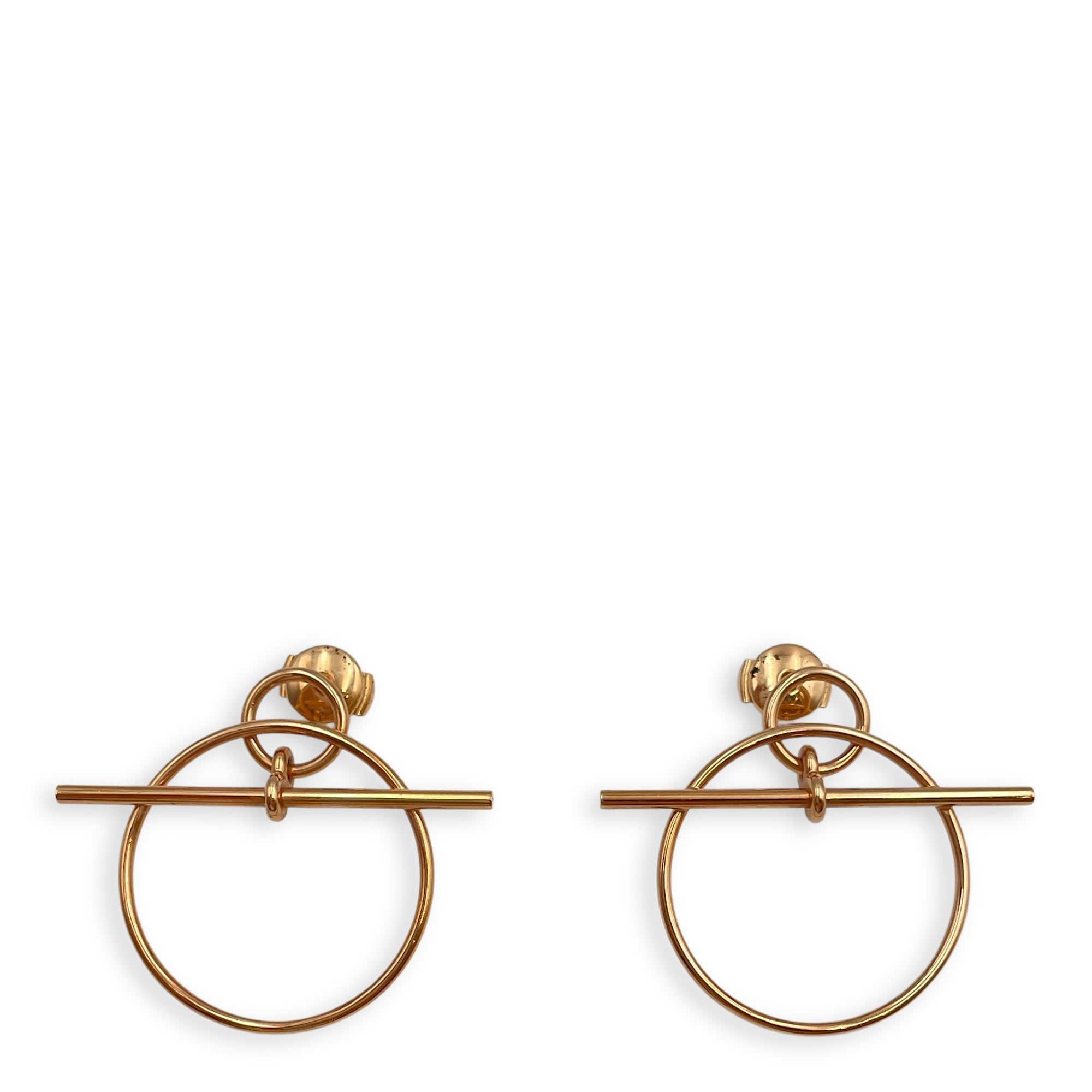 Loop Small Earrings in Rose Gold Hardware