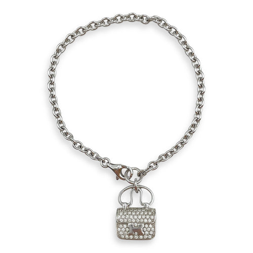 Constance Amulettes ST Bracelet in White Gold Hardware