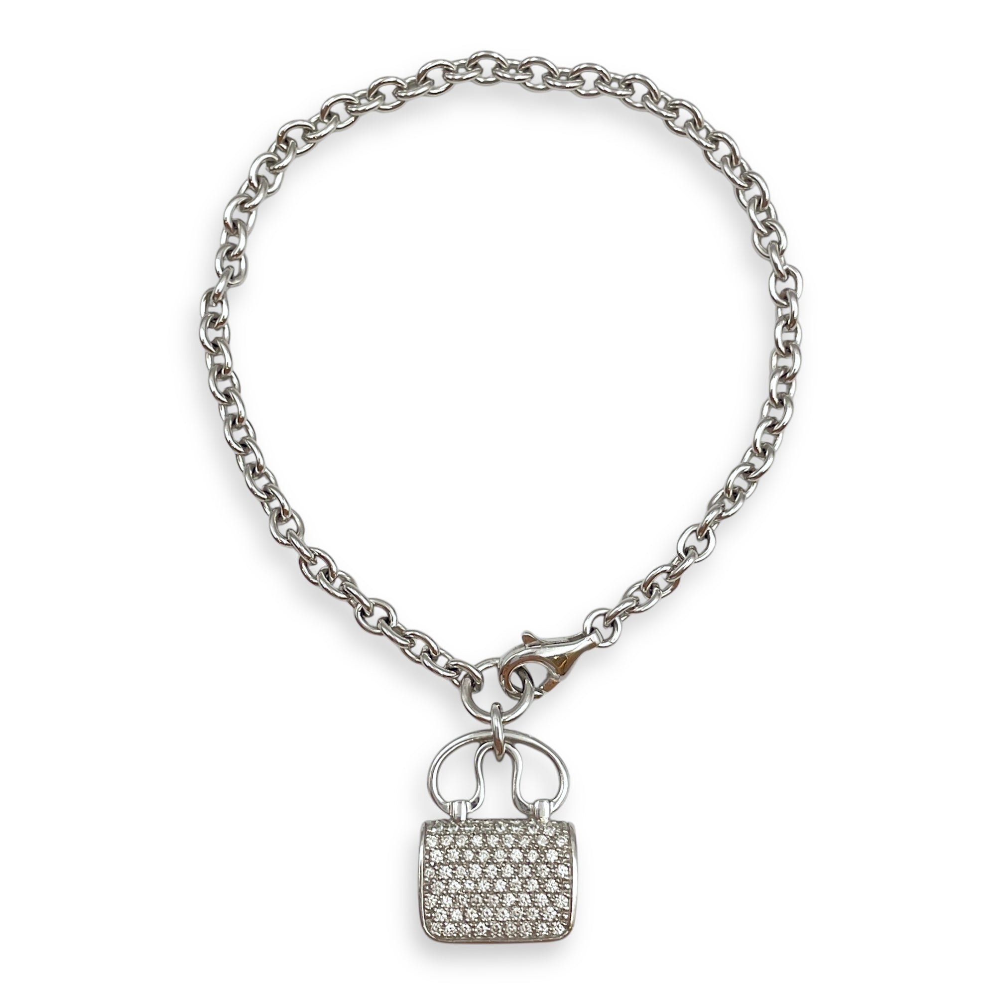 Constance Amulettes ST Bracelet in White Gold Hardware