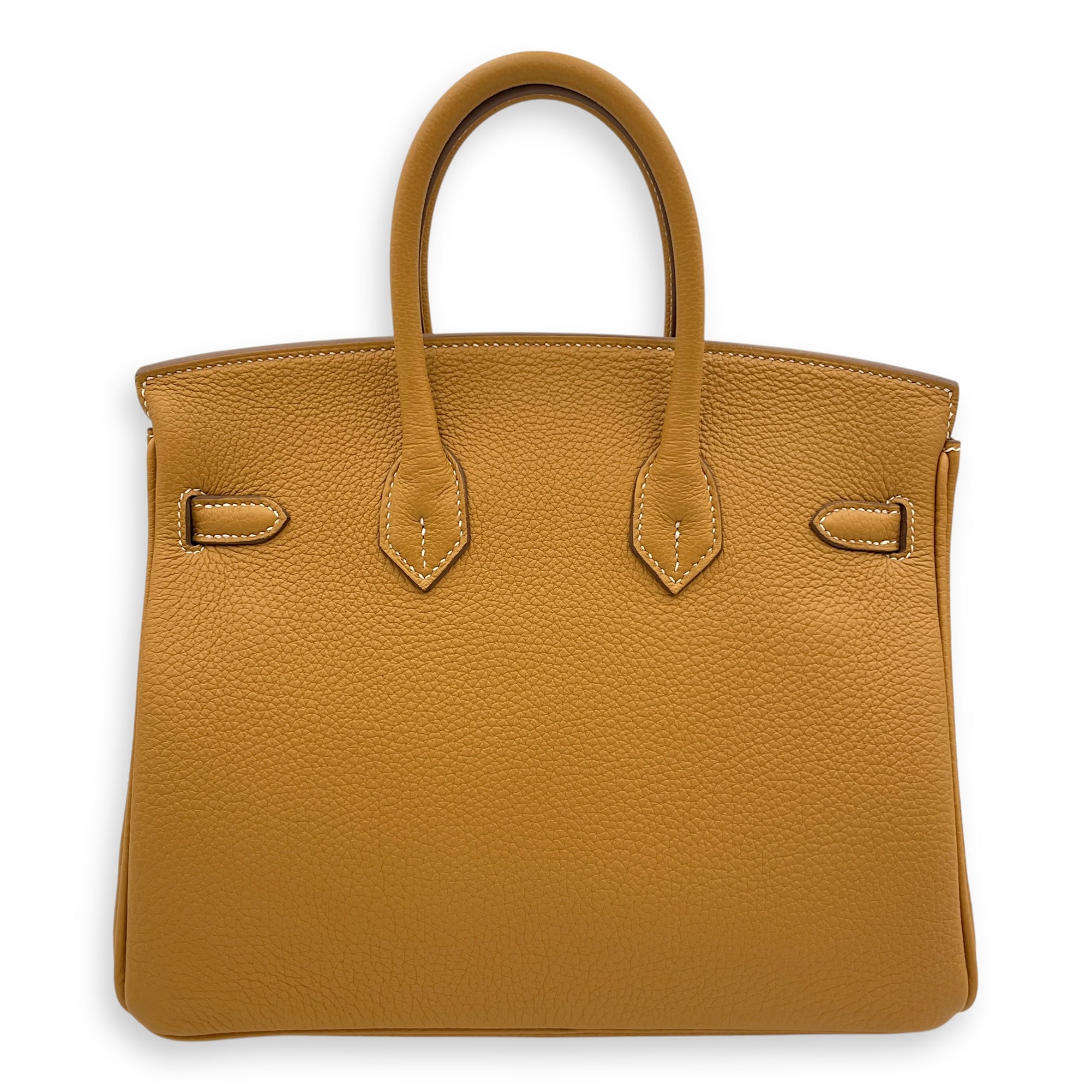 Birkin 25 Naturel Stable in Togo, Gold hardware