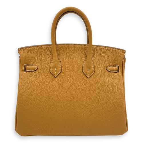 Birkin 25 Naturel Stable in Togo, Gold hardware