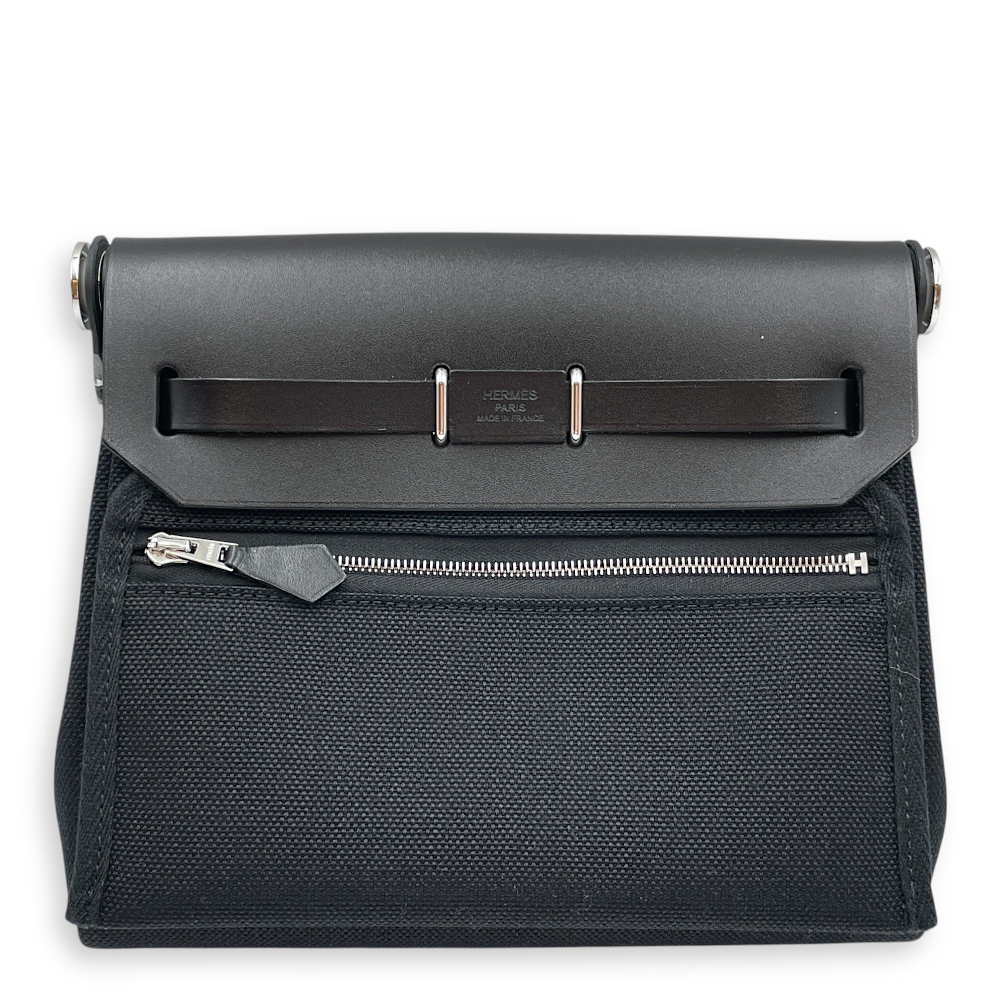 Herbag 20 Black in Vache Hunter/Toile, Palladium hardware
