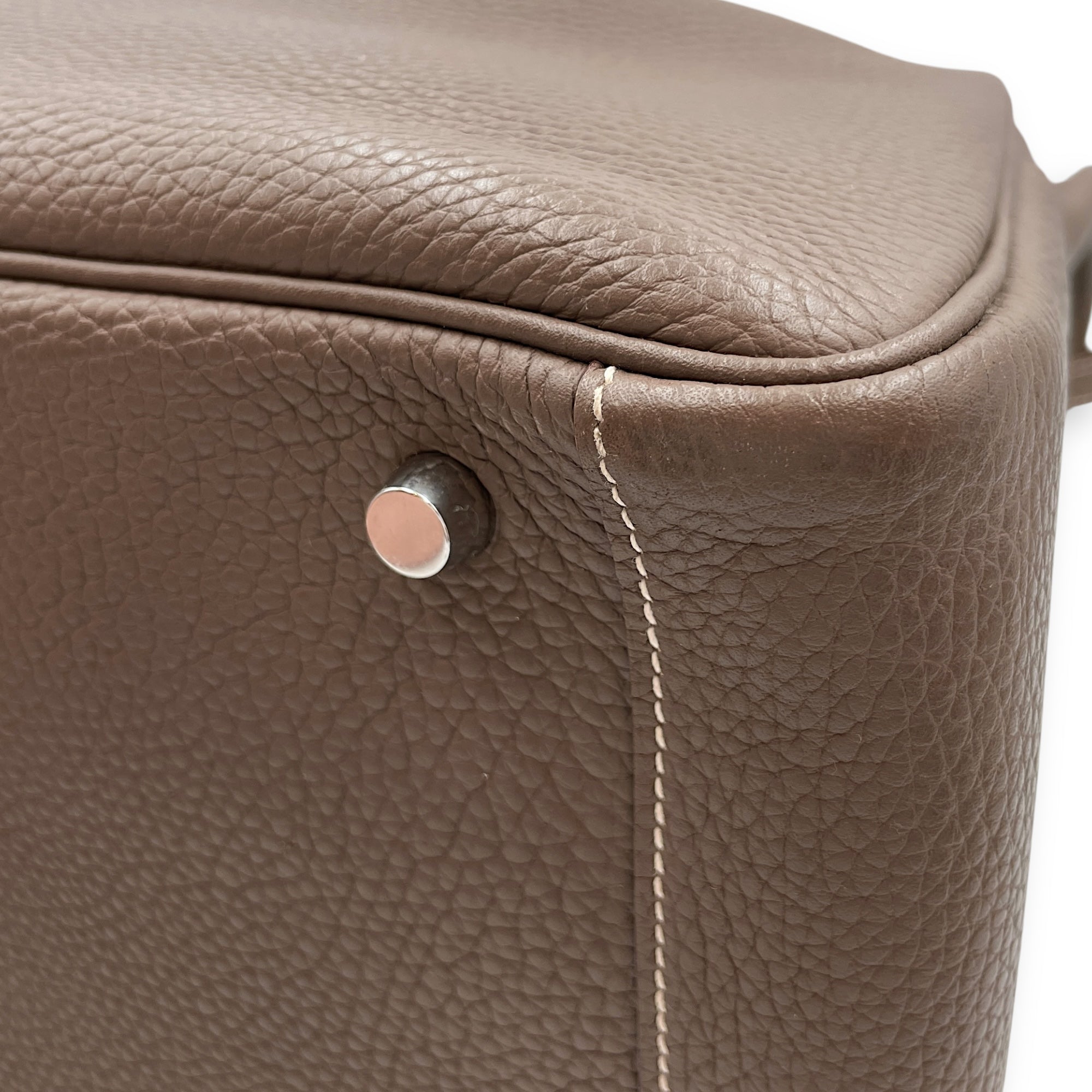 Lindy 30 Etoupe in Clemence, Palladium hardware