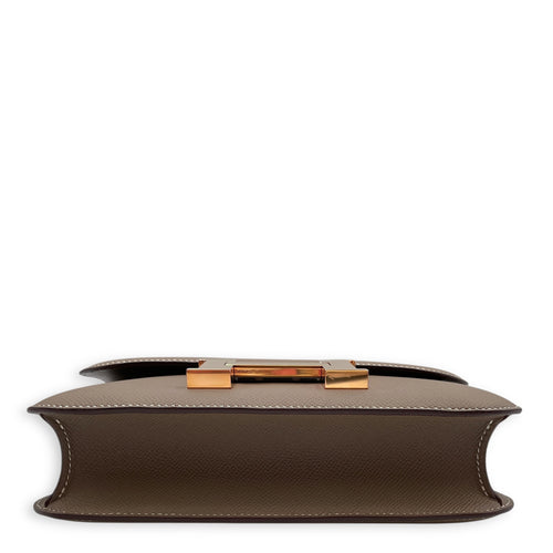 Constance 1 24 Etoupe in Epsom, Rose Gold hardware