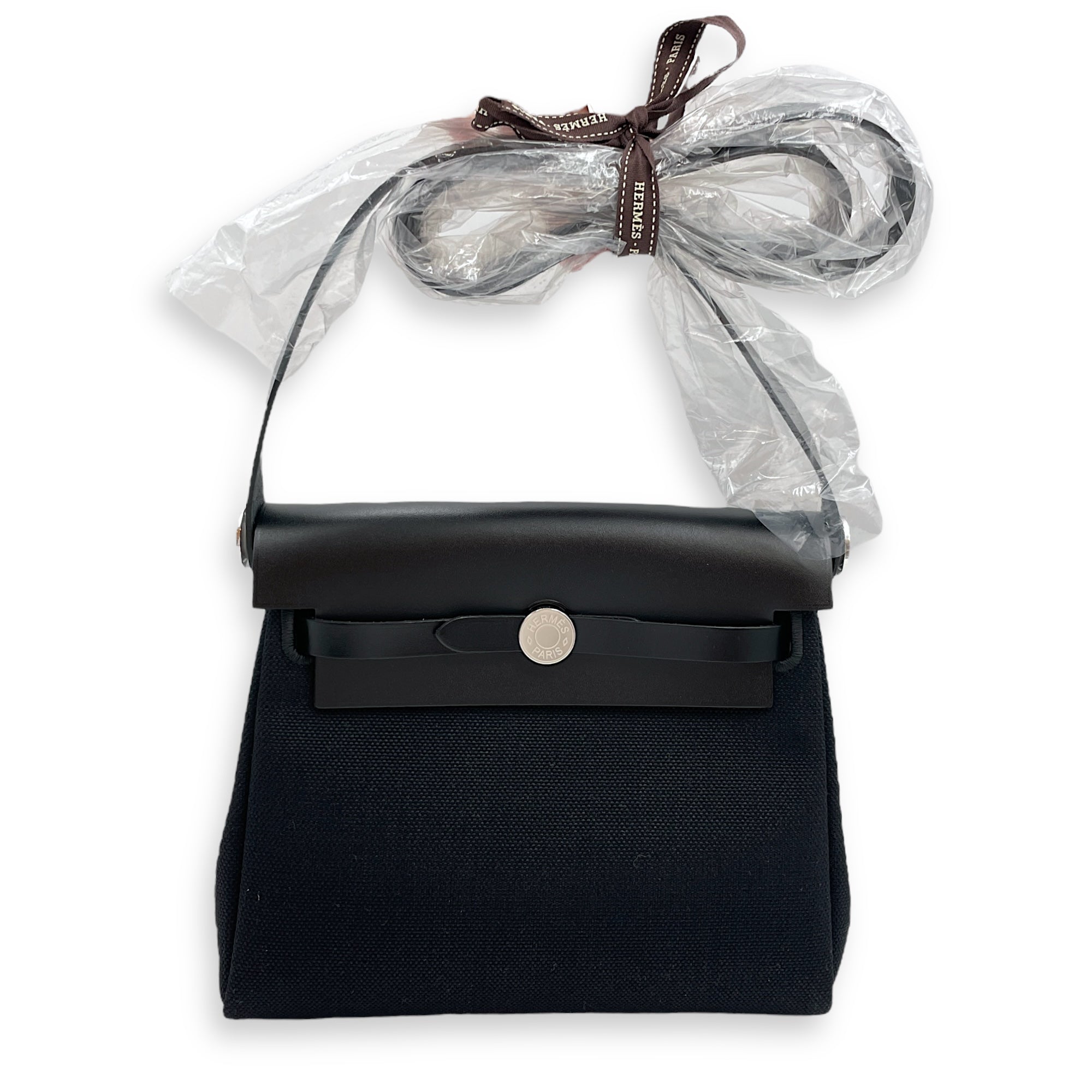Herbag 20 Black in Vache Hunter/Toile, Palladium hardware