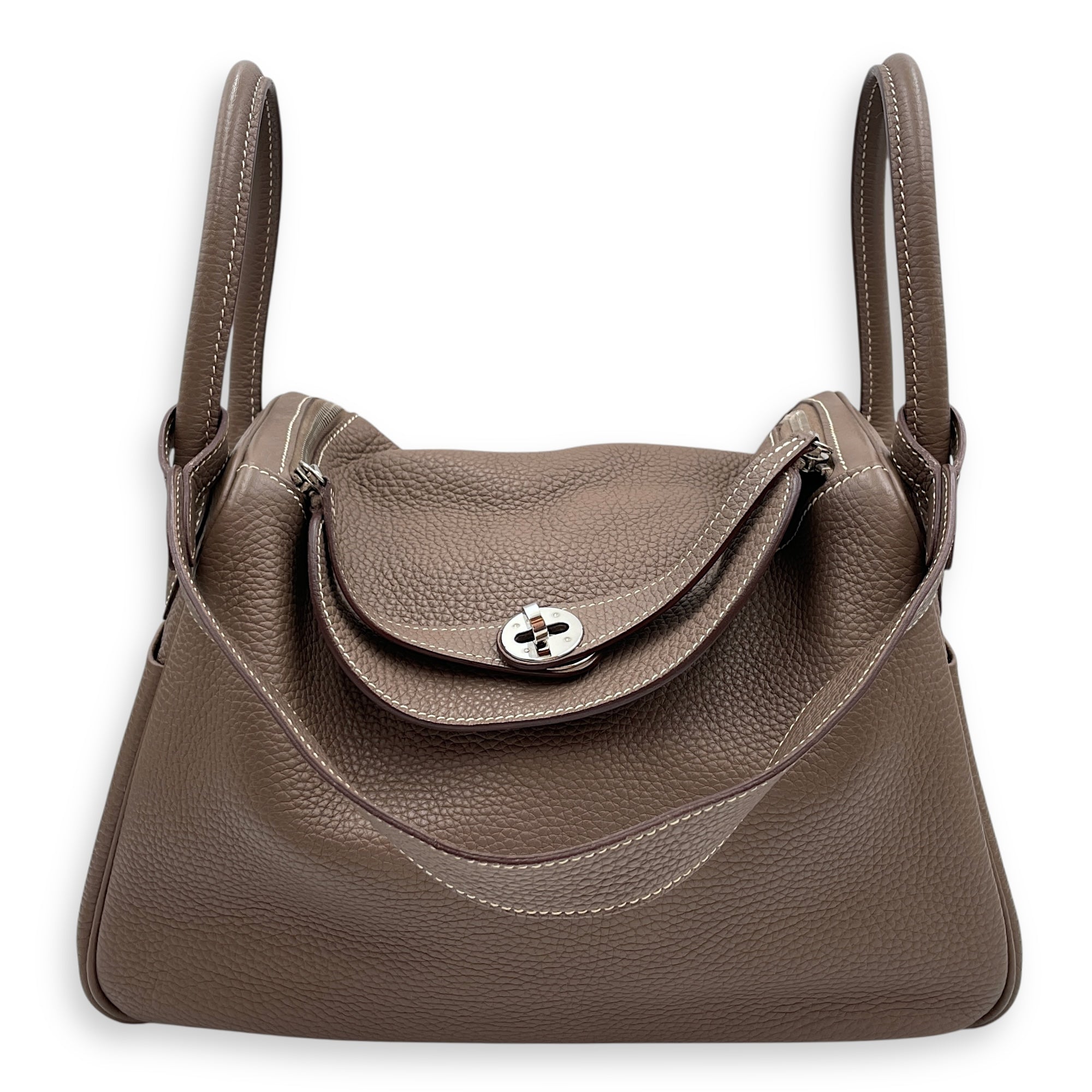 Lindy 30 Etoupe in Clemence, Palladium hardware